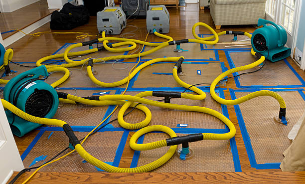 Professional Crawl Space Water Removal technician working in Sudan, TX